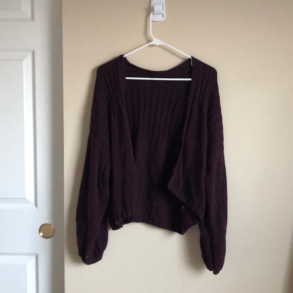American Eagle Outfitters Sweaters - Maroon American Eagle Cardigan